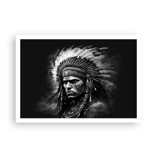 Affisch - Hövding och krigare - 100x70 cm
