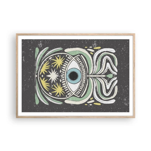 Affisch i ram av ljusek - Stamritualer - 100x70 cm