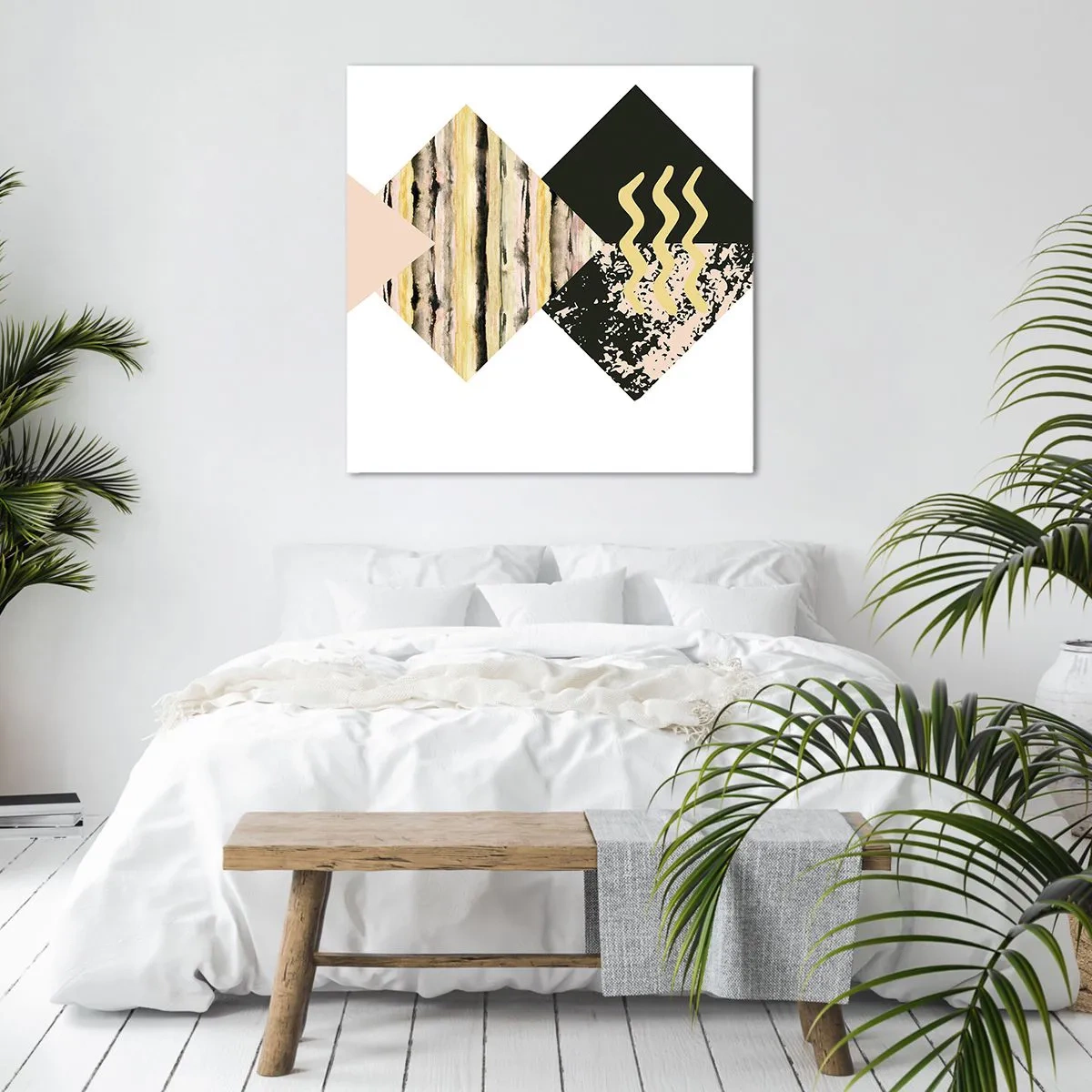 Canvastavla - Bild på duk - Inte så enkelt - 60x60 cm