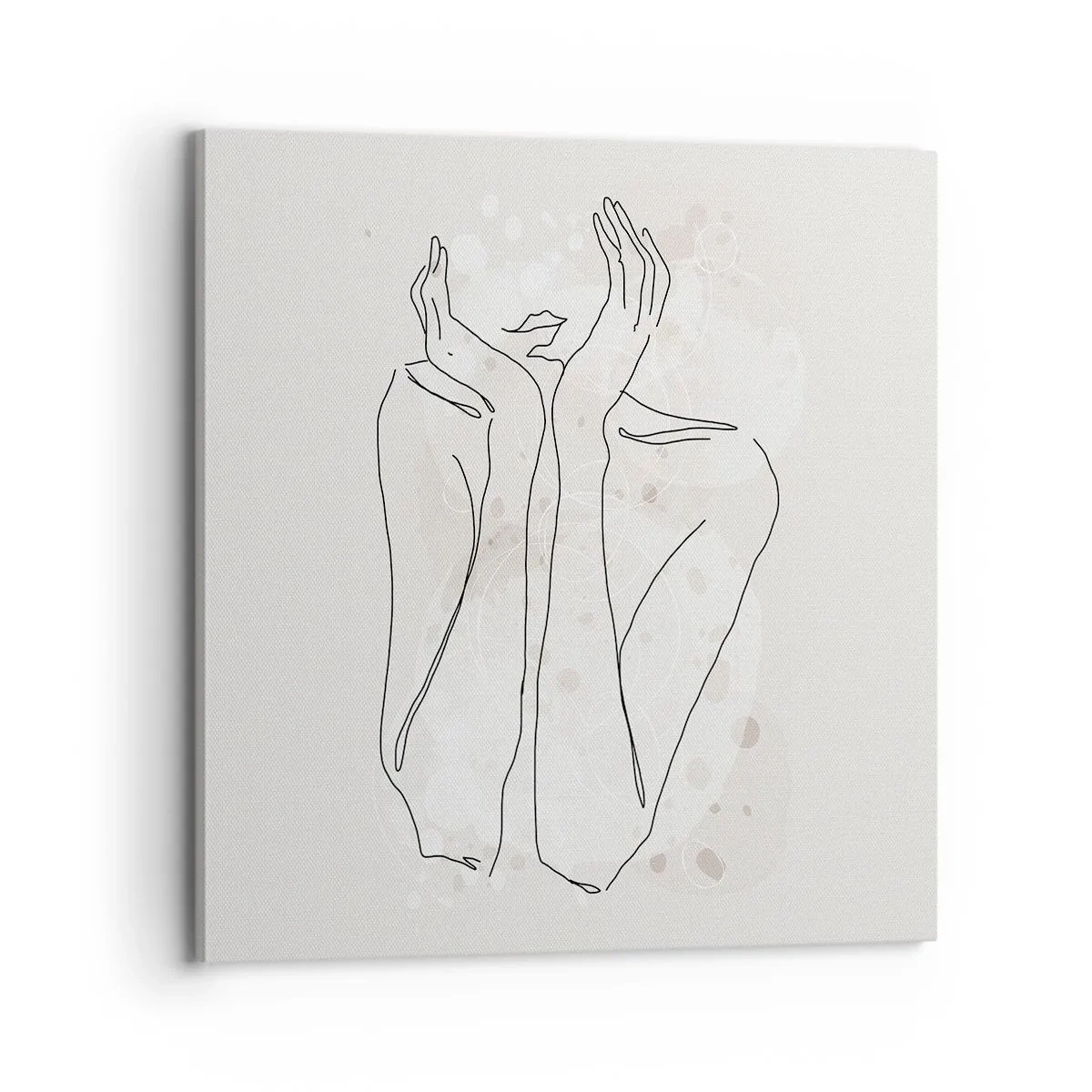 Canvastavla - Bild på duk - Drömstund - 70x70 cm