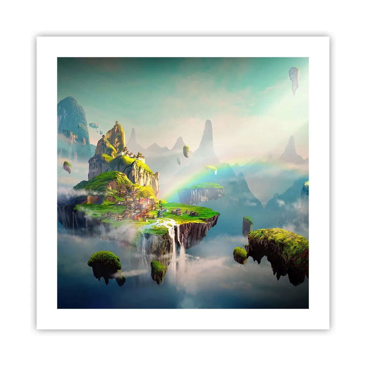 Affisch - Mellanhimmel - 50x50 cm