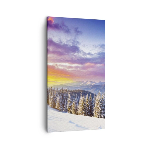 Canvastavla - Bild på duk - Mitt på blanka dagen - 45x80 cm