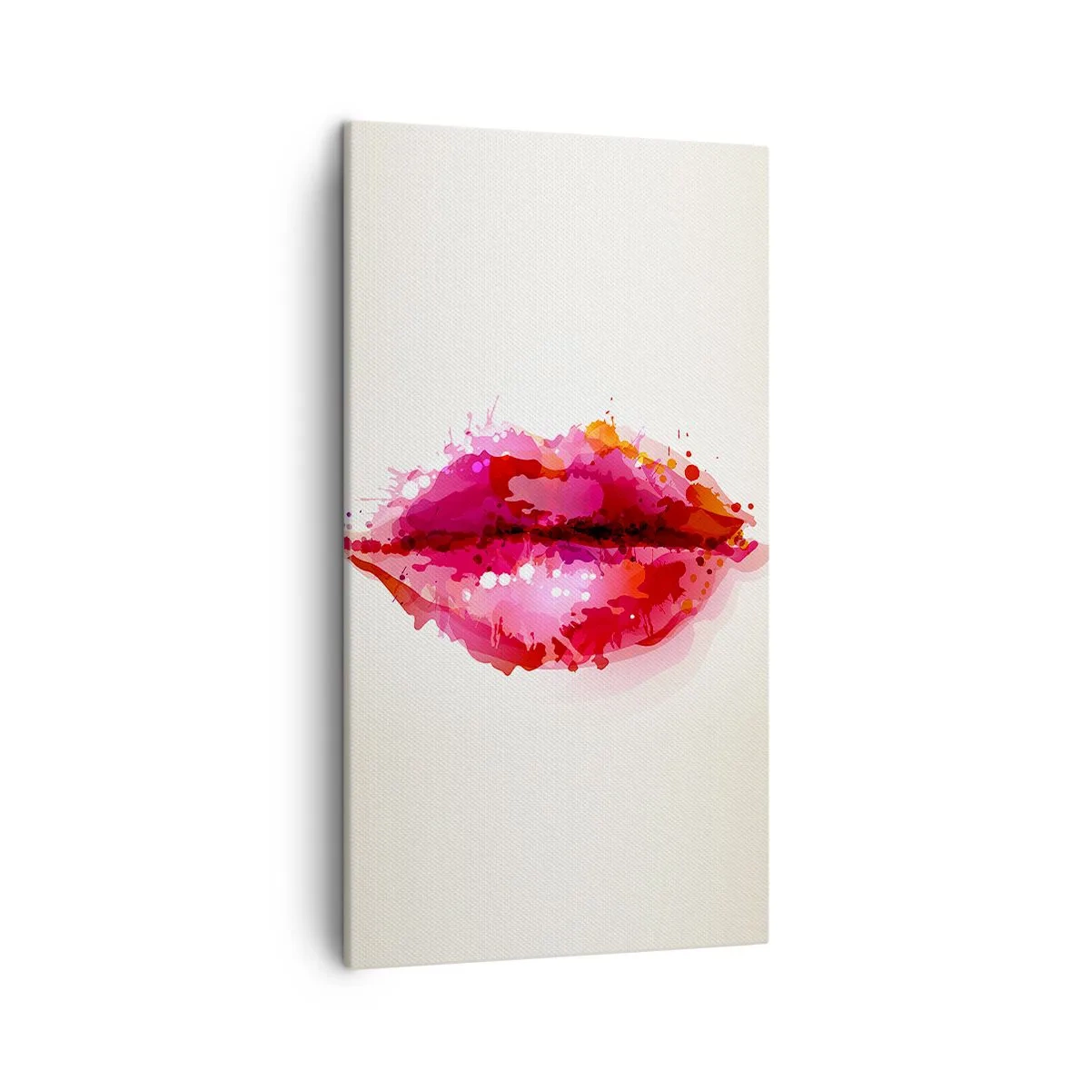 Canvastavla - Bild på duk - Rödare nyans än rött - 45x80 cm