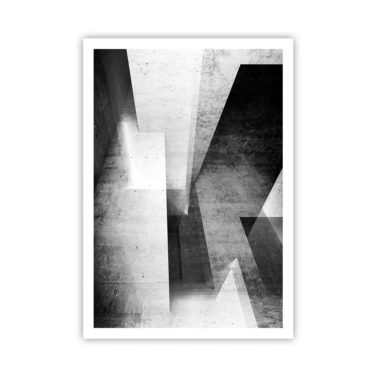 Affisch - Rummets struktur - 70x100 cm
