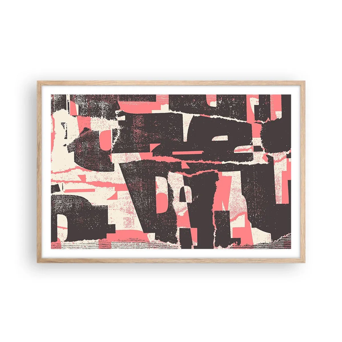 Affisch i ram av ljusek - Allt liv och rörelse - 91x61 cm