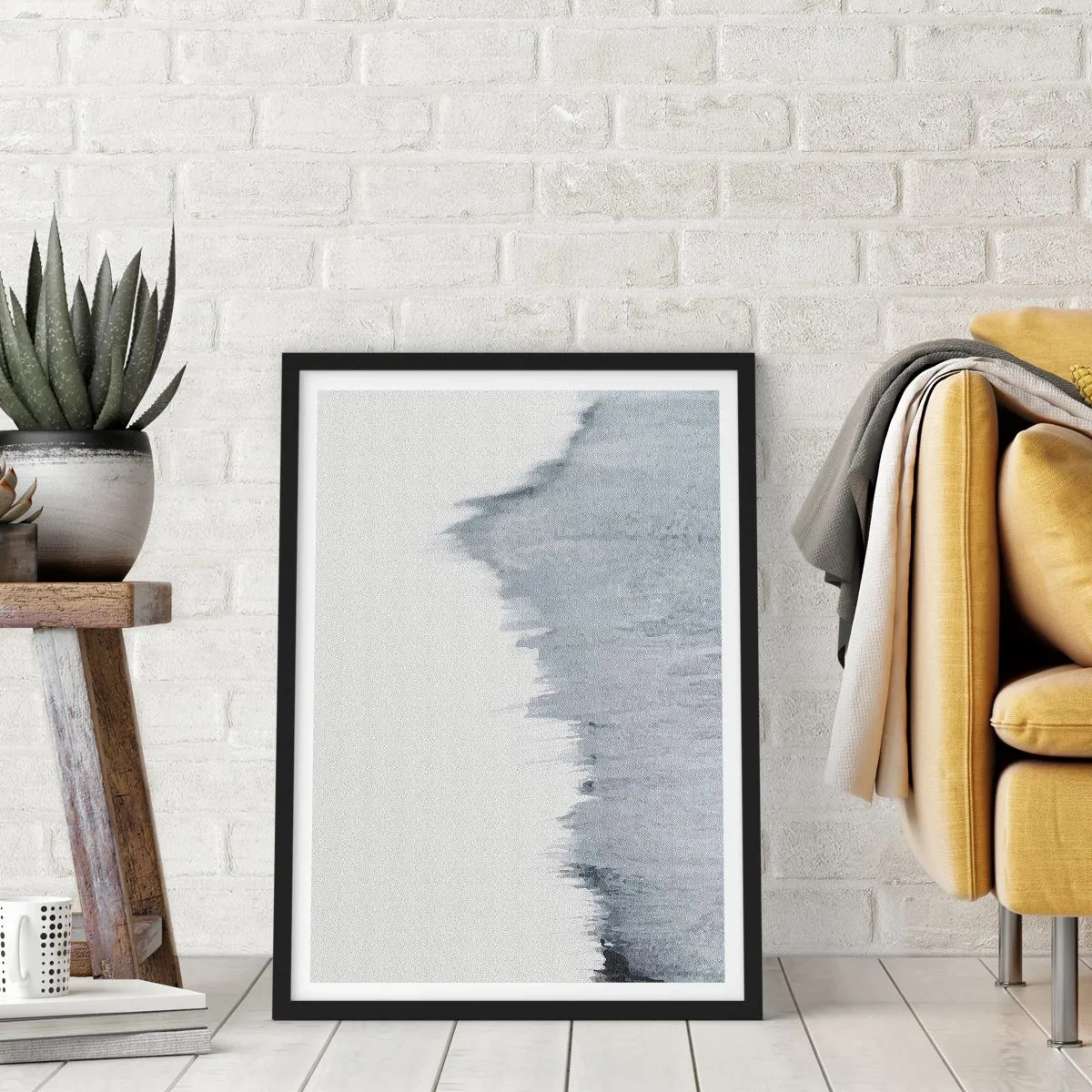 Affisch i svart ram - Mystisk skiva - 61x91 cm