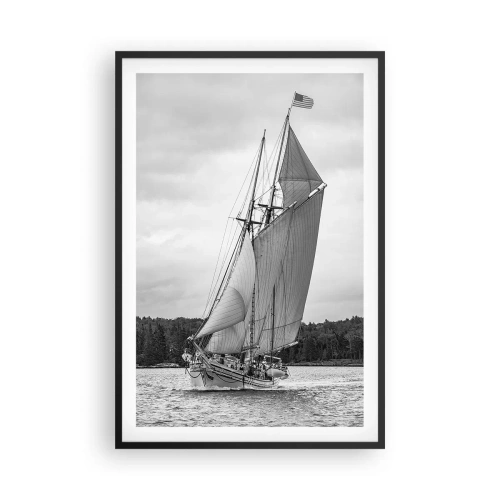 Affisch i svart ram - Vindens bröder - 61x91 cm
