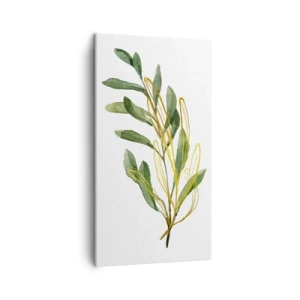 Canvastavla - Bild på duk - Allt som är gott - 45x80 cm