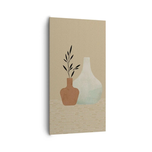 Canvastavla - Bild på duk - Vas och dess idé - 65x120 cm