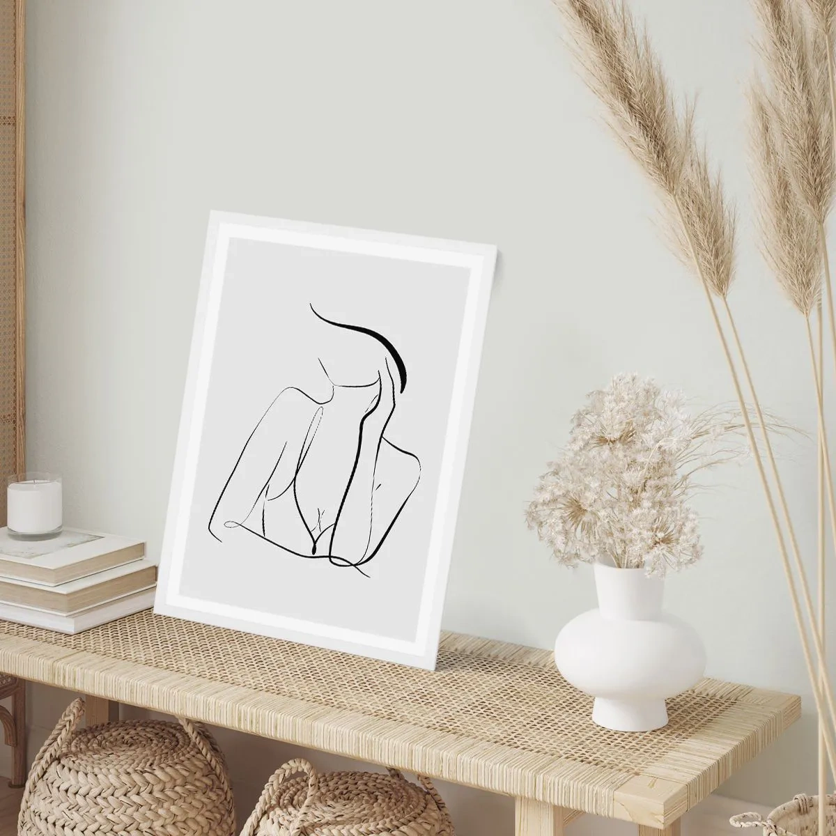 Affisch i vit ram - På drömvågen - 50x70 cm