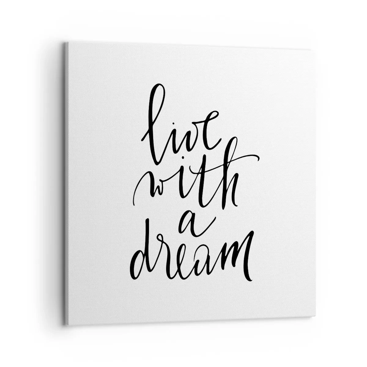 Canvastavla - Bild på duk - Of course - 50x50 cm