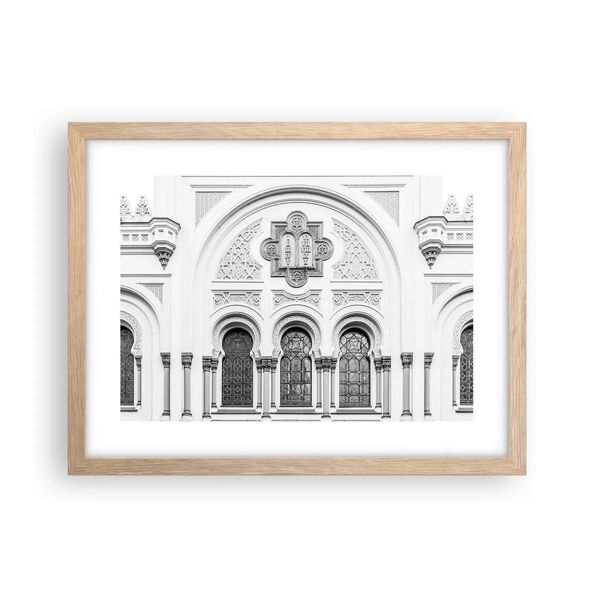 Affisch i ram av ljusek - På gränsen mellan kulturer - 40x30 cm