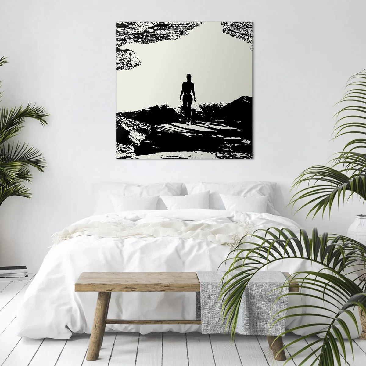 Canvastavla - Bild på duk - En ny blick - 50x50 cm