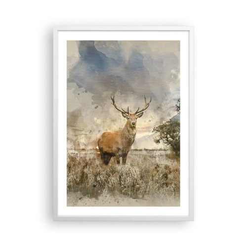 Affisch i vit ram - Värdighet - styrka - dignitet - 50x70 cm