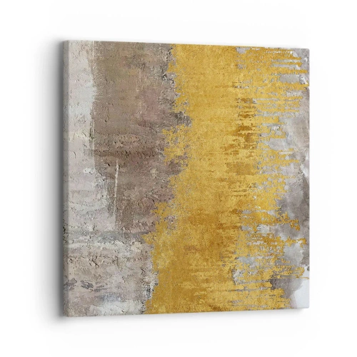 Canvastavla - Bild på duk - En gyllene explosion - 30x30 cm