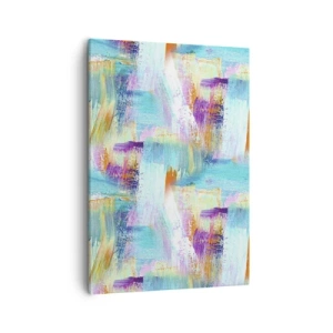 Canvastavla - Bild på duk - Glatt klotter - 50x70 cm