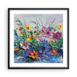 Affisch i svart ram - Icke stilleben - 50x50 cm