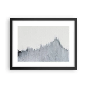 Affisch i svart ram - Mystisk skiva - 40x30 cm