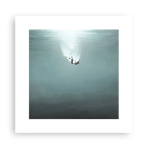 Affisch - I havets famn - 30x30 cm