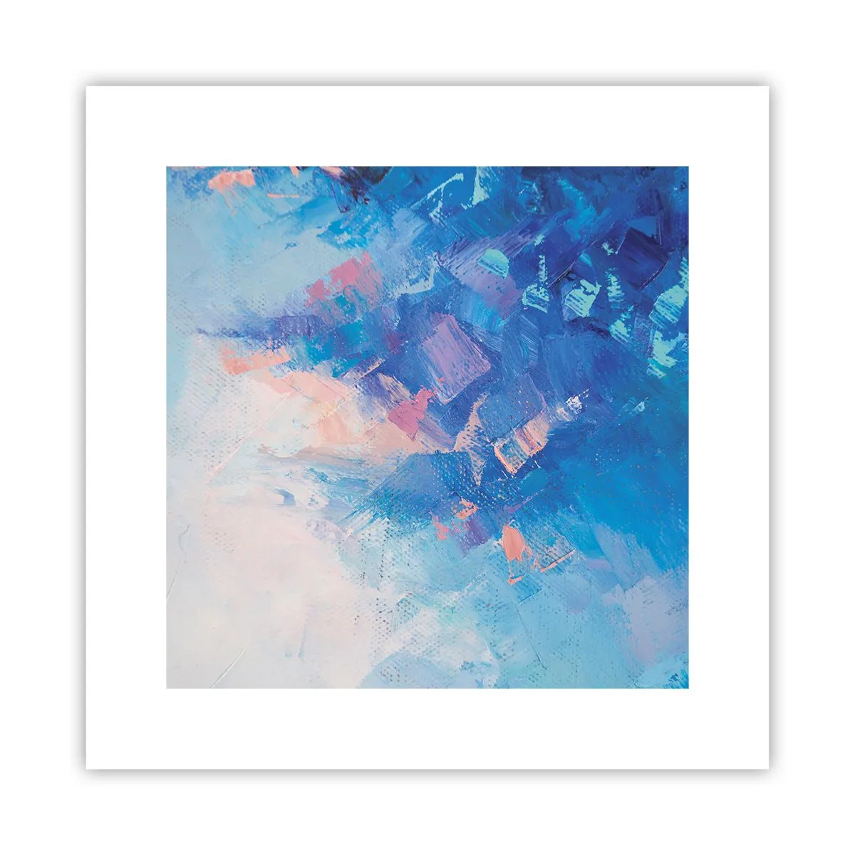 Affisch - Vinterabstraktion - 30x30 cm