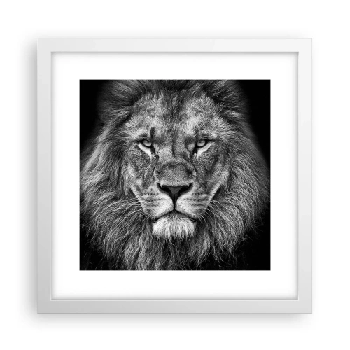 Affisch i vit ram - I kröningskläder - 30x30 cm