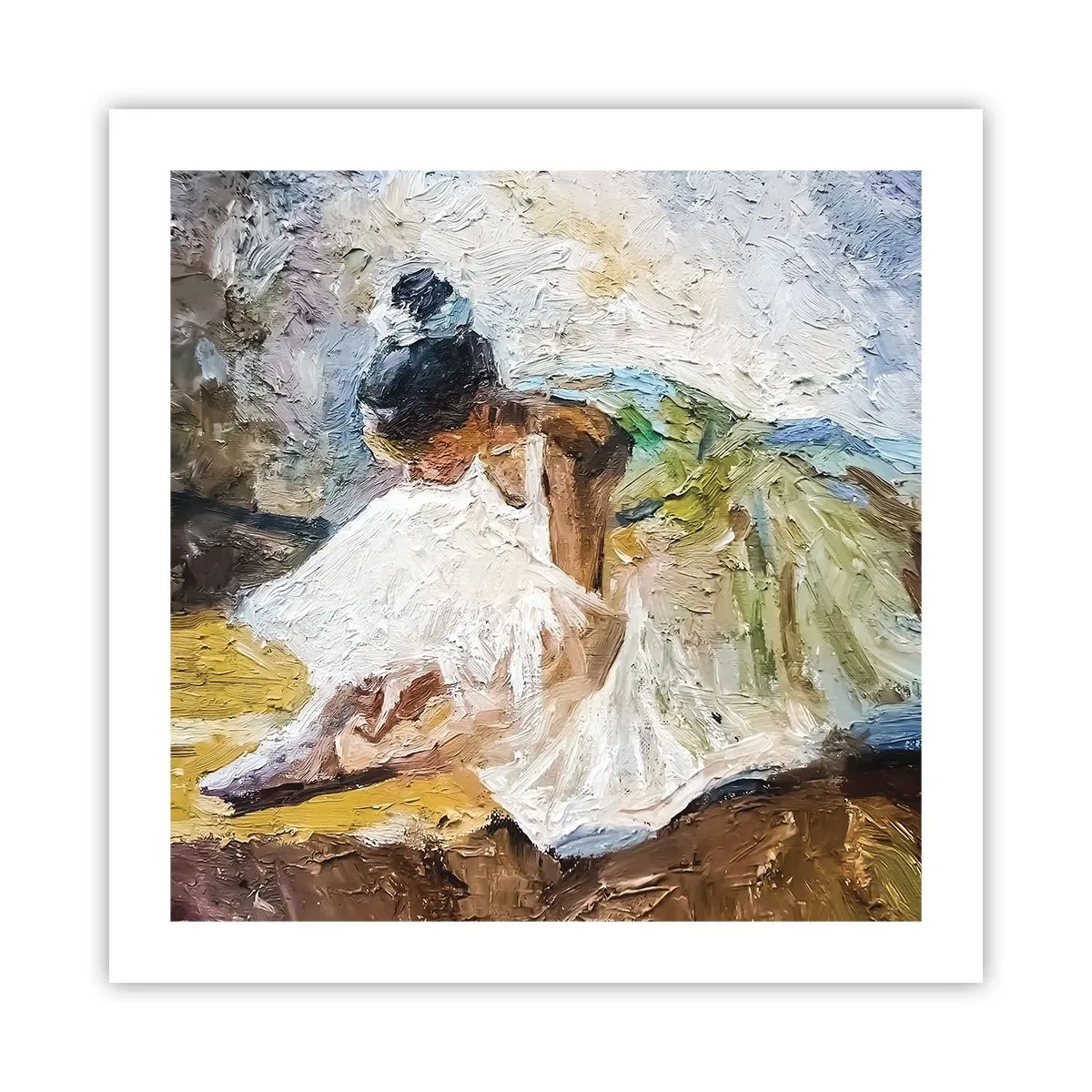 Affisch - Från Degas tavla - 50x50 cm