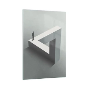 Glastavla - Bild på glas - Och ändå möjligt - 70x100 cm