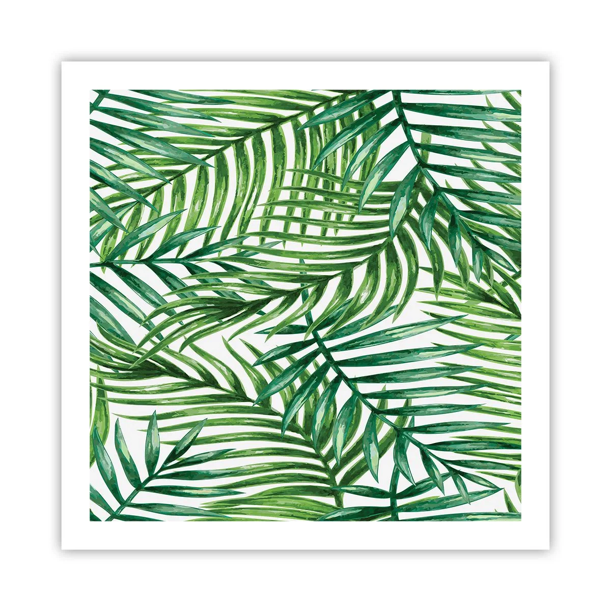 Affisch - Under gröna baldakinen - 60x60 cm