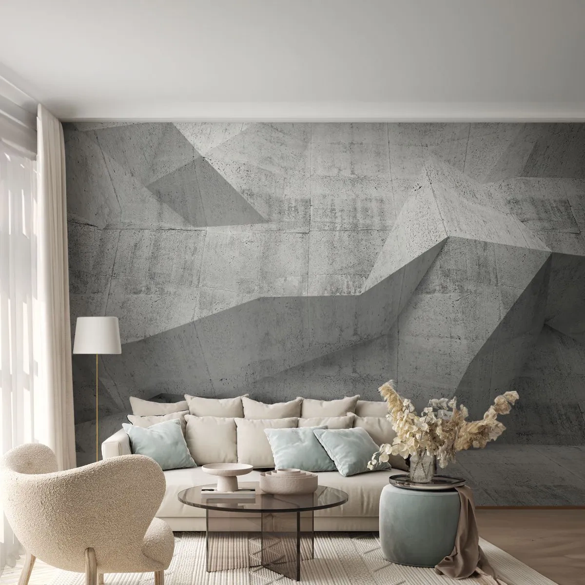 Fototapet Premium Sand - En riktig utmaning - Abstraktion, Bit, 3D - 100x70 cm