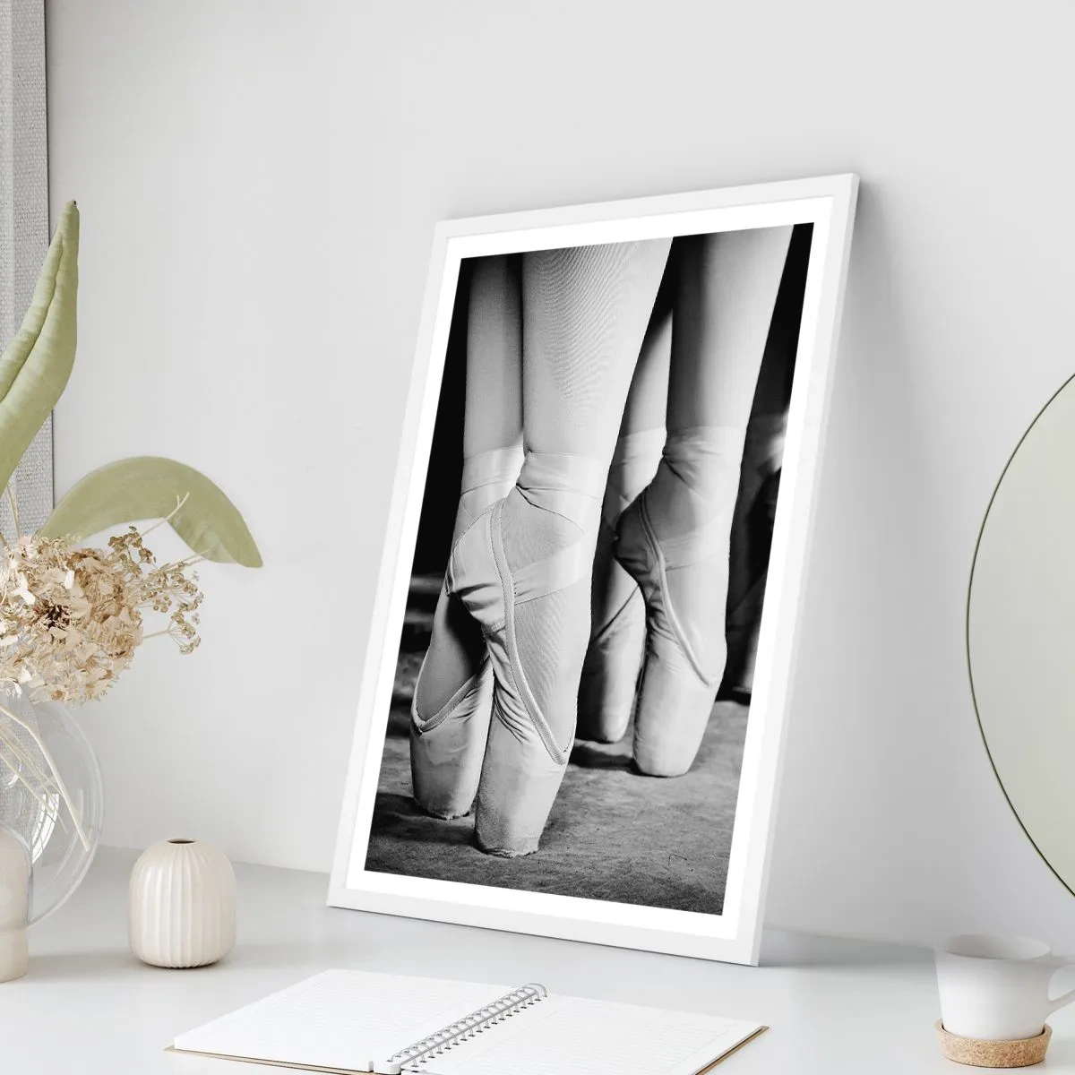 Affisch i vit ram - Tillsammans, lätt - 30x40 cm