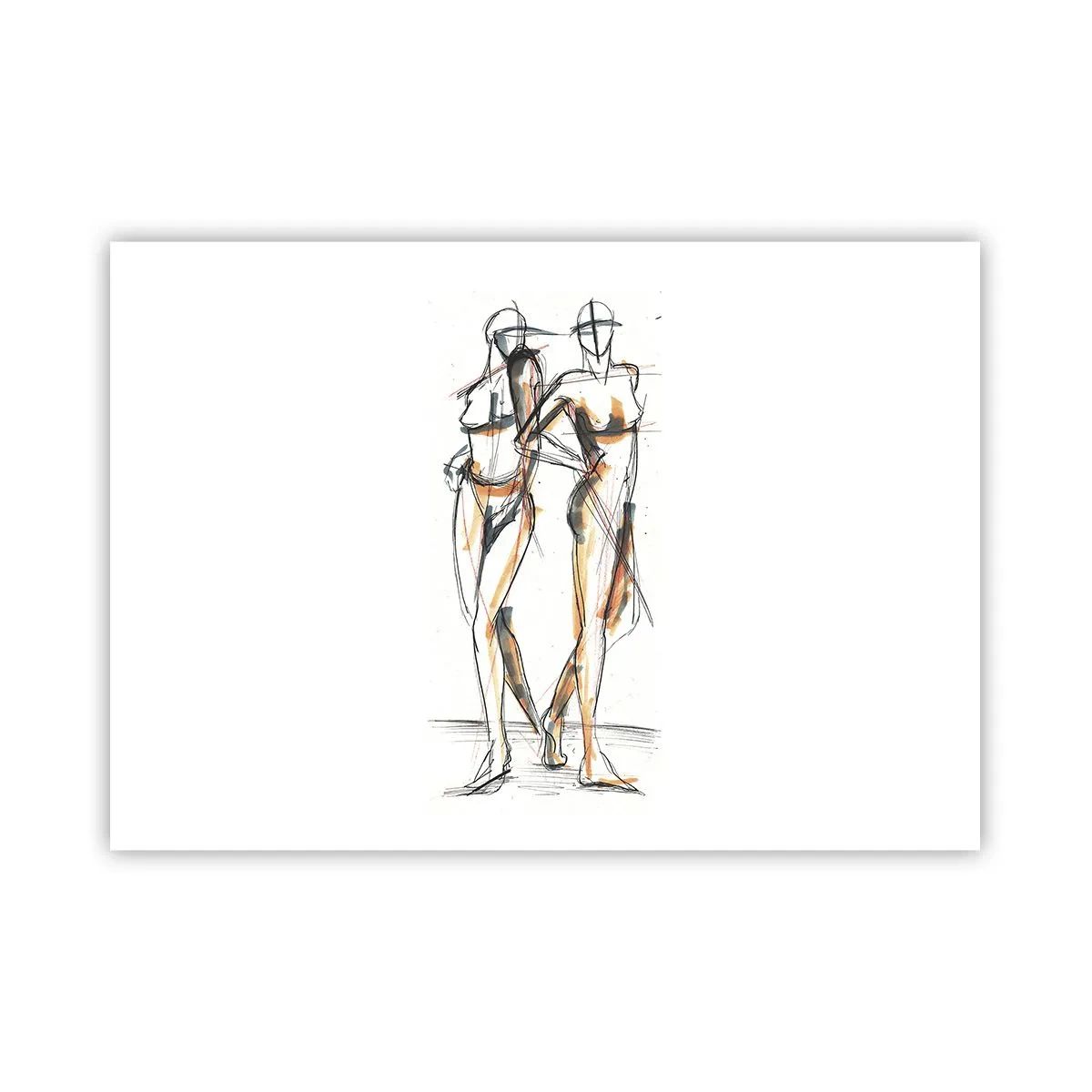 Affisch - Charmens studie - 100x70 cm