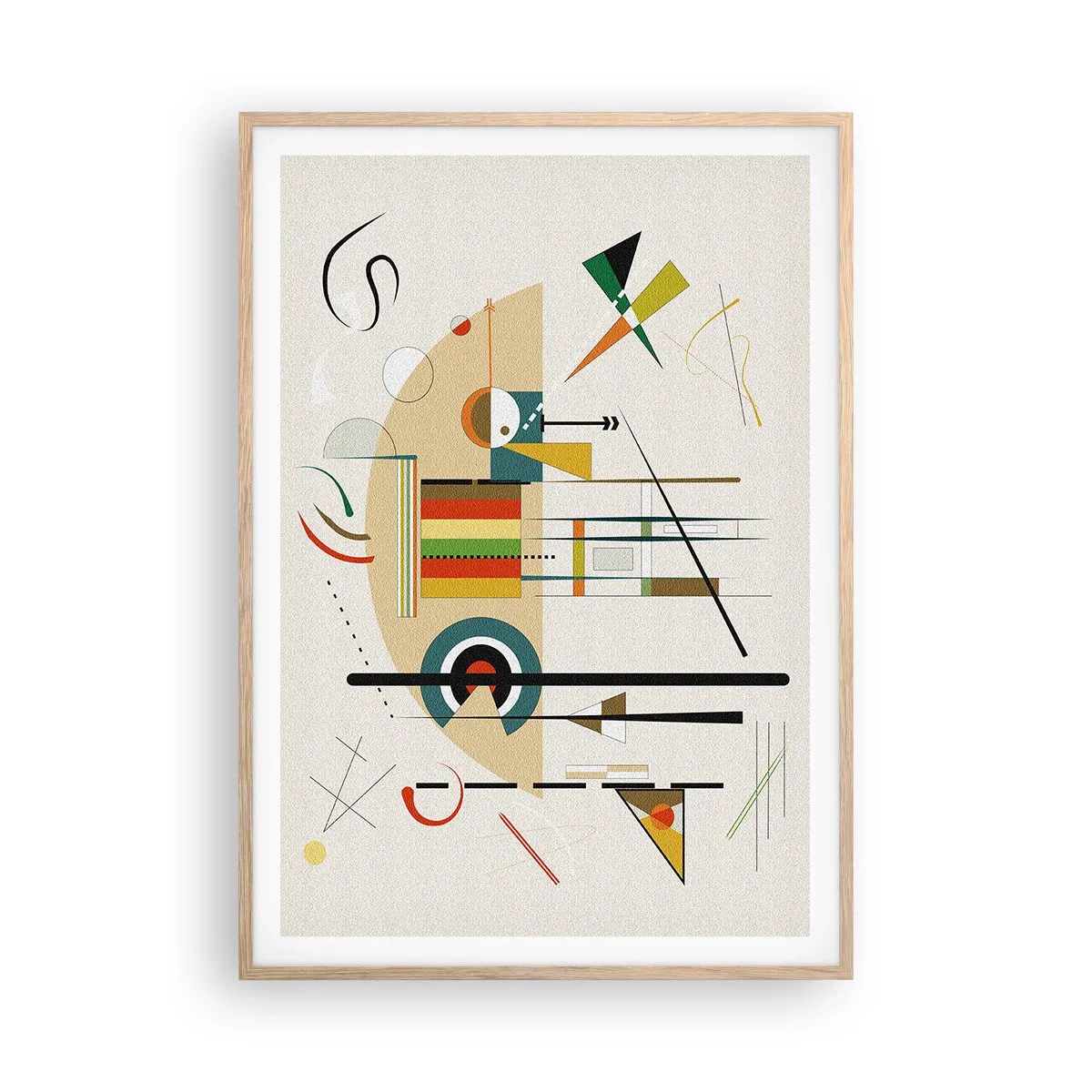 Affisch i ram av ljusek - Så världen skrattar - 70x100 cm