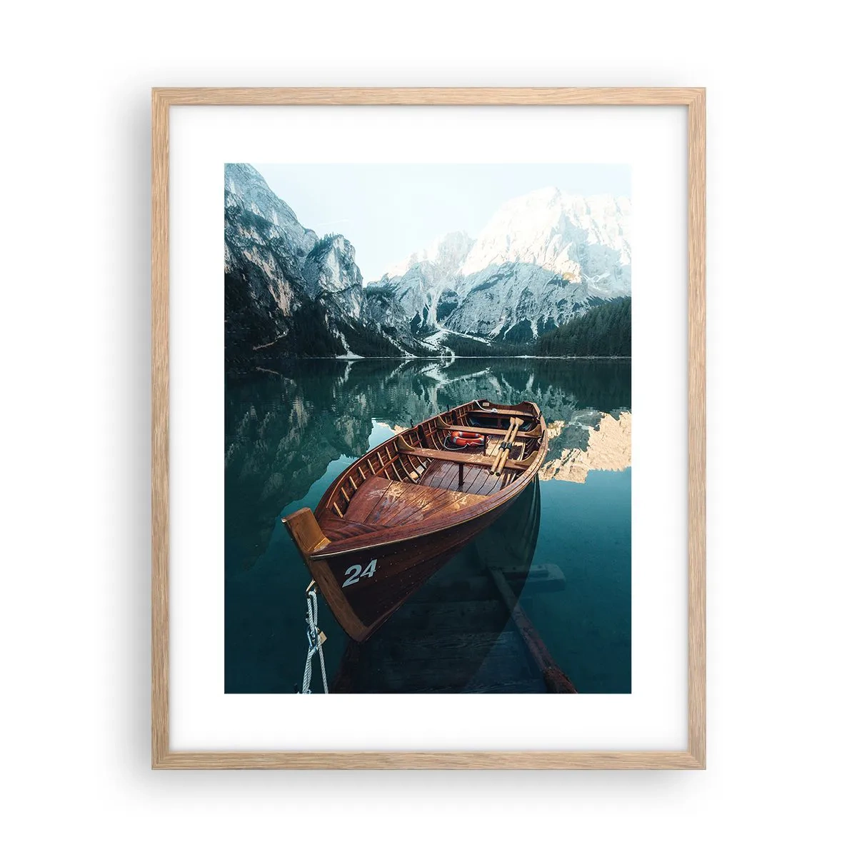 Affisch i ram av ljusek - Som målat på glas - 40x50 cm