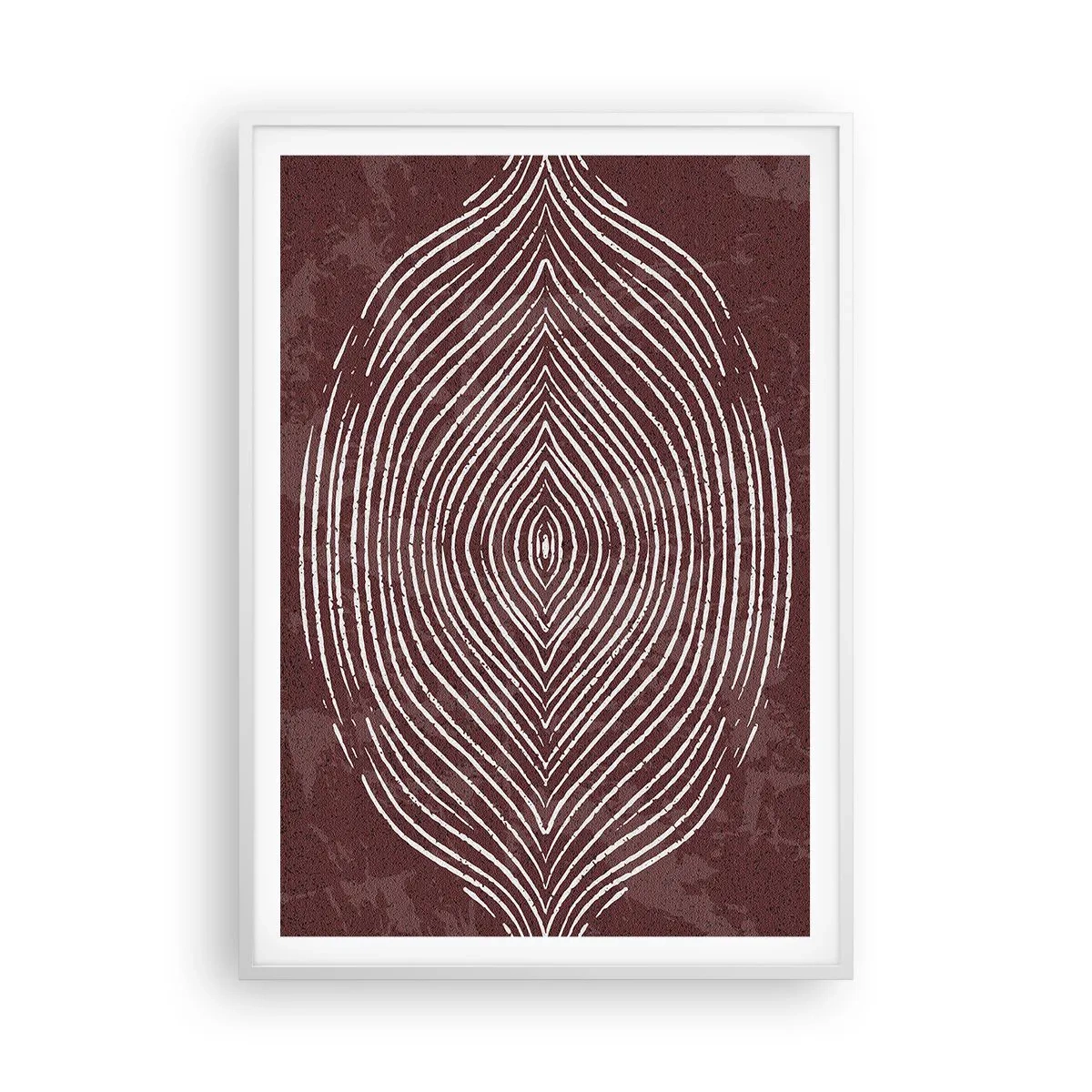 Affisch i vit ram - Rymden talar - 70x100 cm