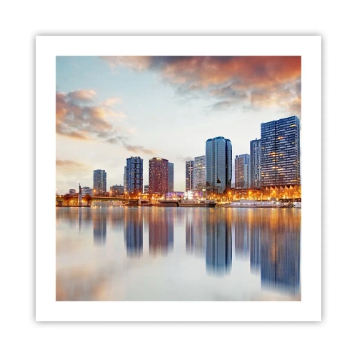 Affisch - Paris monumentala lugn - 50x50 cm