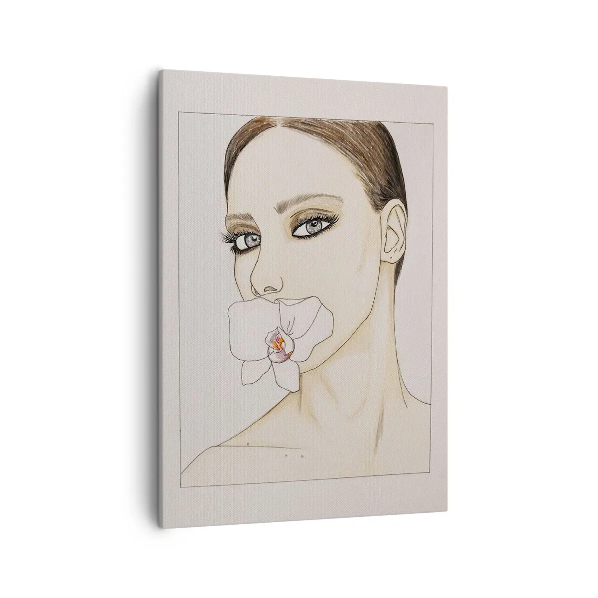 Canvastavla - Bild på duk - Elegansens och skönhetens symbol - 50x70 cm