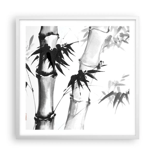 Affisch i vit ram - Inzoomad orient - 60x60 cm