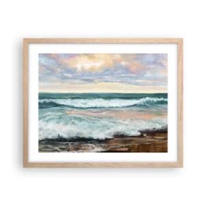 Affisch i ram av ljusek - Här kan du släta ut din själ - 50x40 cm