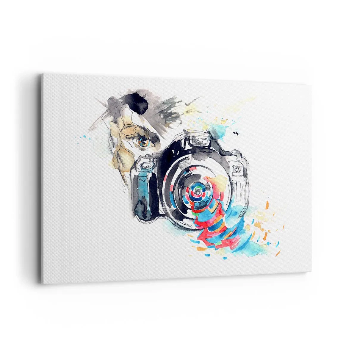 Canvastavla - Bild på duk - I objektivets öga - 120x80 cm