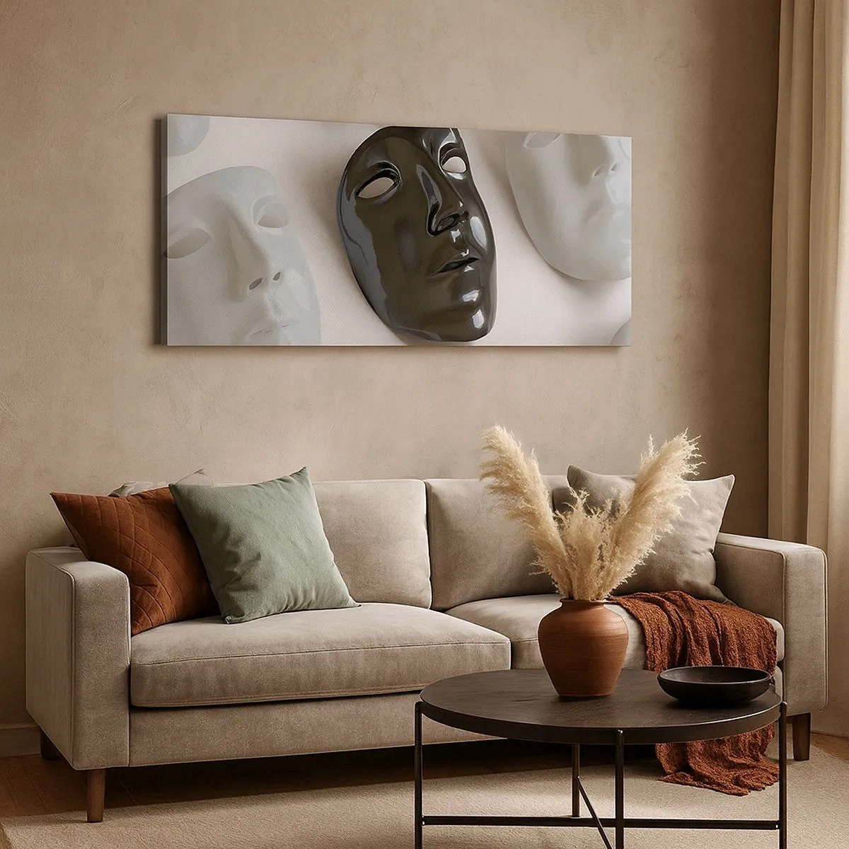 Canvastavla - Bild på duk - Hur kan man urskilja sig? - 100x40 cm