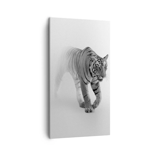 Canvastavla - Bild på duk - Gömd i dimman - 45x80 cm