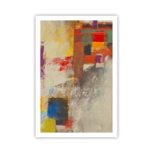 Affisch - Färgernas geometri - 61x91 cm