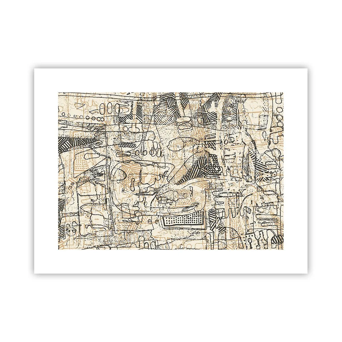 Affisch - Väntar på avkodning - 40x30 cm