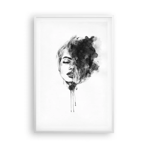 Affisch i vit ram - Vad flickan drömmer om - 61x91 cm