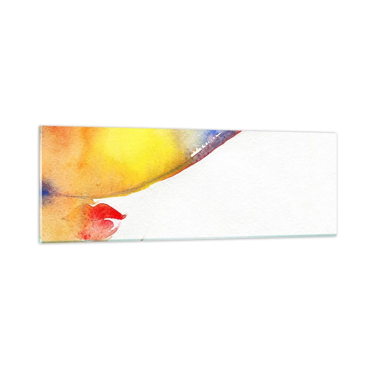 Glastavla - Bild på glas - Damporträtt    - 90x30 cm