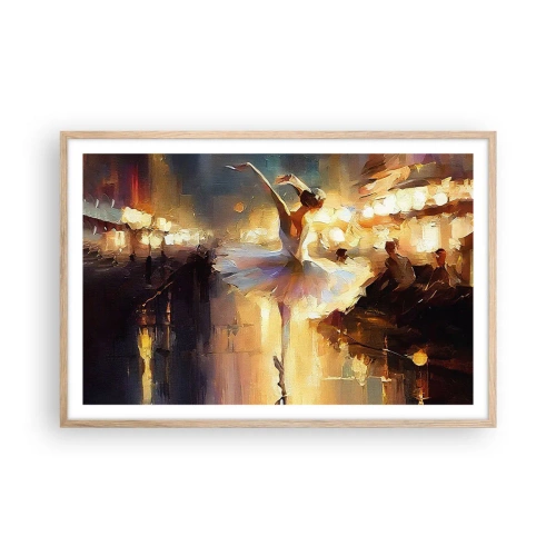 Affisch i ram av ljusek - Ett mirakel på gatan - 91x61 cm