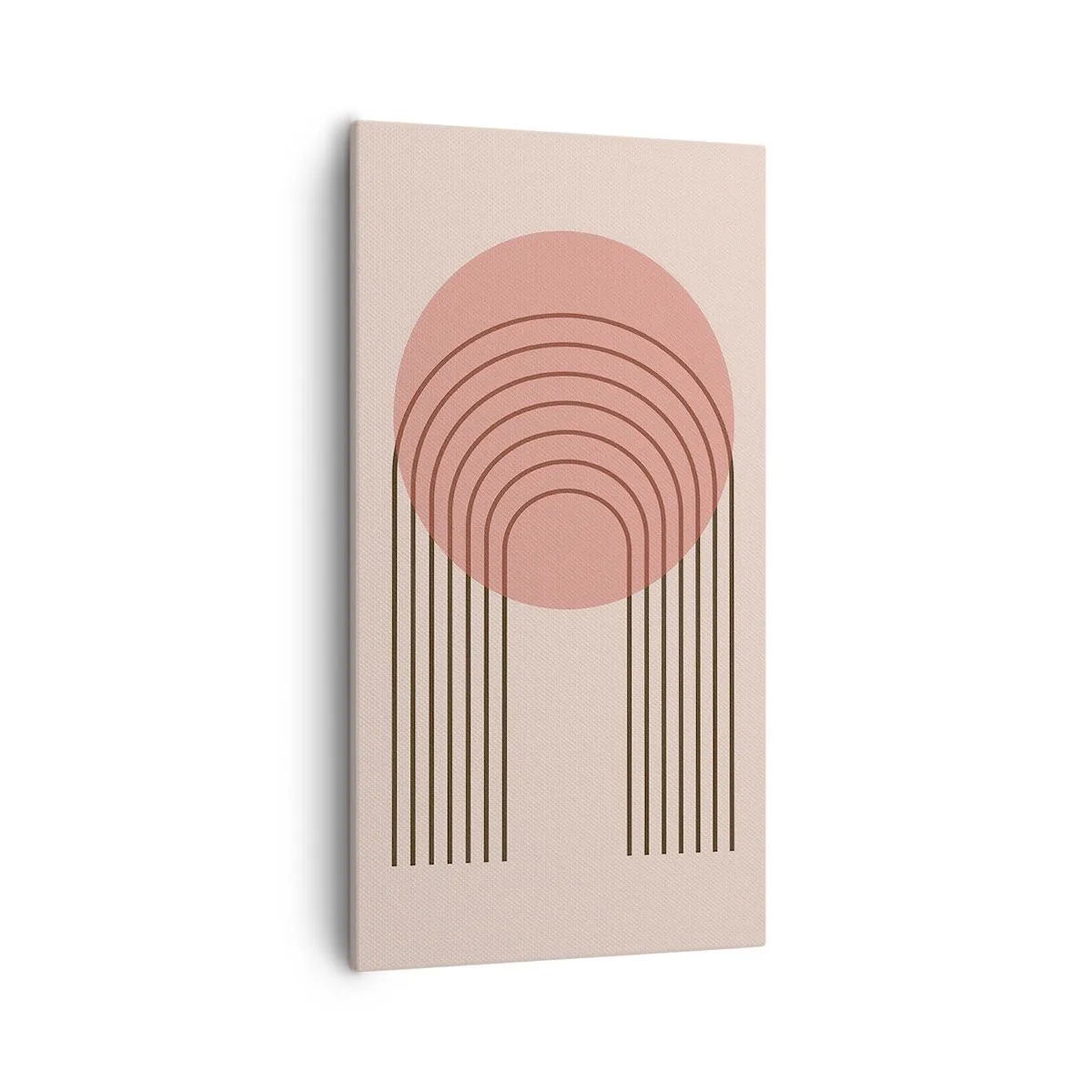 Canvastavla - Bild på duk - Ostoppad attraktionskraft - 55x100 cm