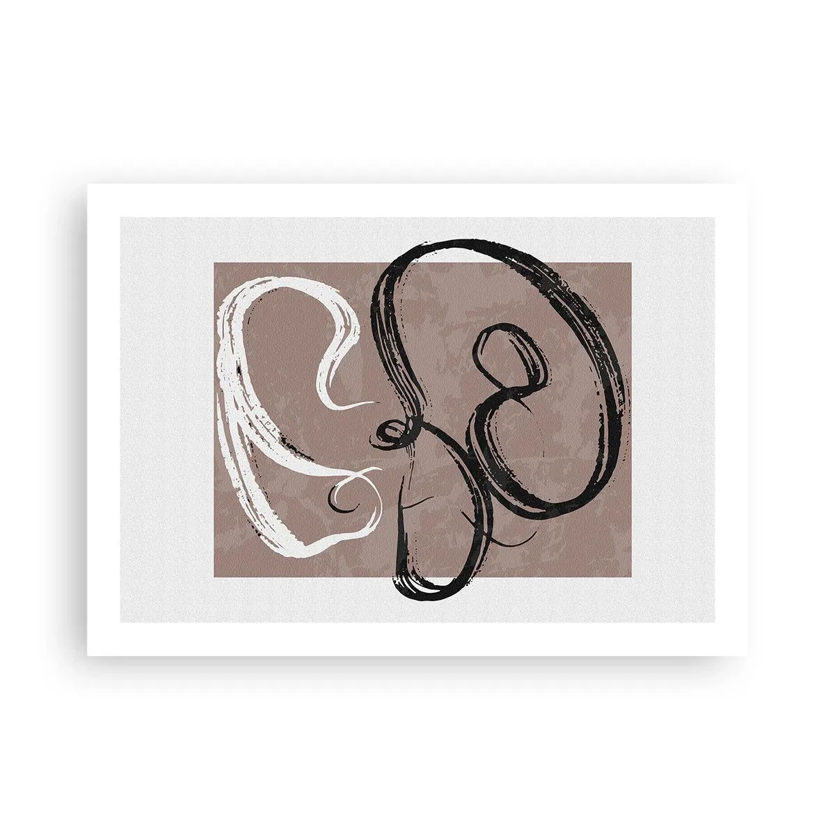 Affisch - Komposition - sökande efter fullständighet - 70x50 cm