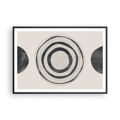 Affisch i svart ram - De viktiga sakerna däremellan - 100x70 cm