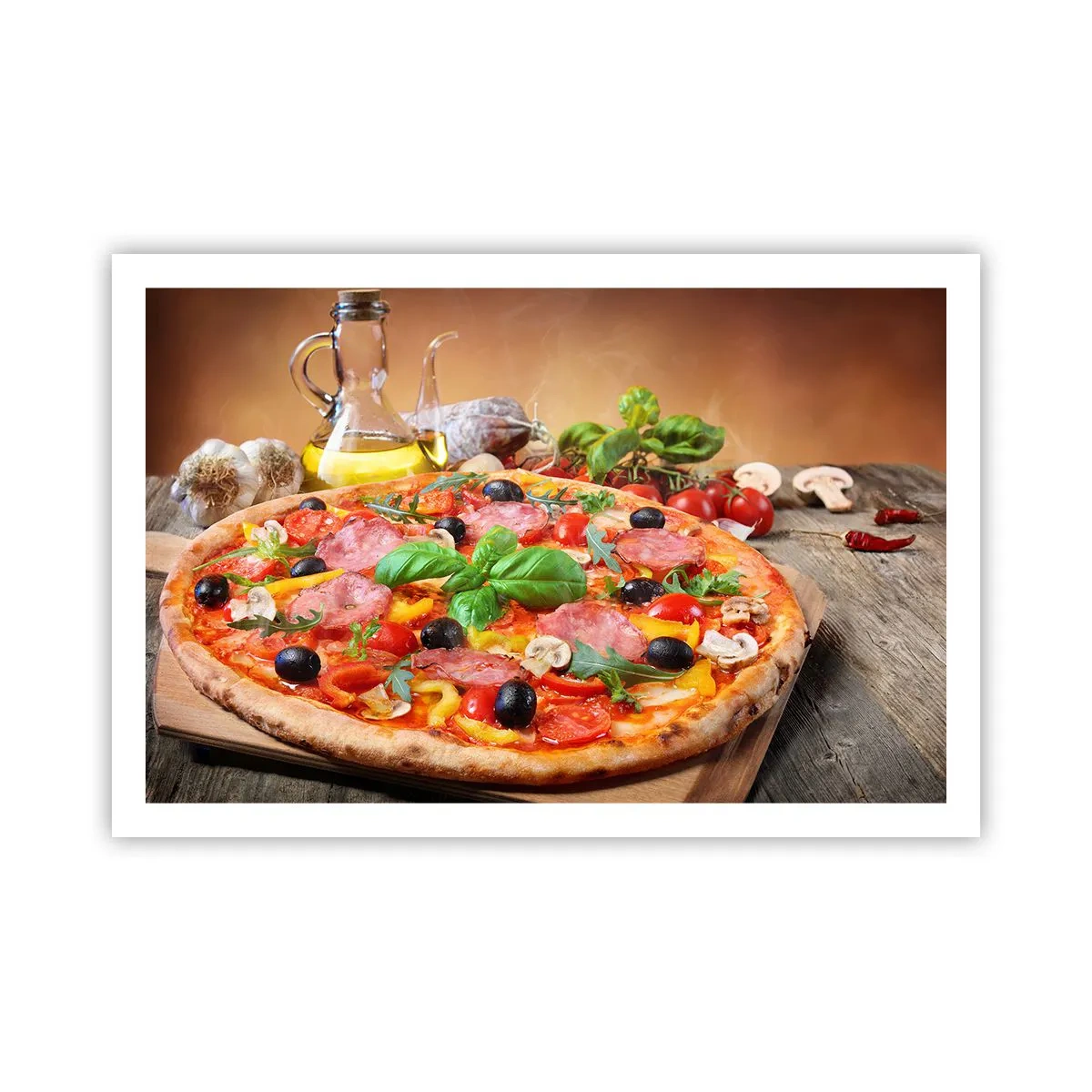 Affisch - Med riktig italiensk smak - 91x61 cm